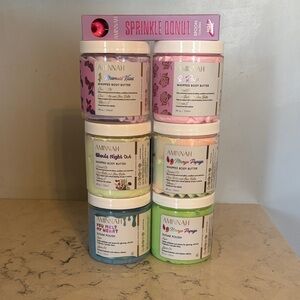 Aminnah Bundle - Whipped Body Butter and Sugar Polish Set with Spoon